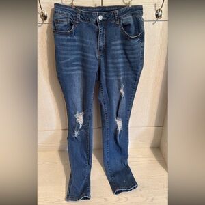 Shein Distressed Women Jeans XL